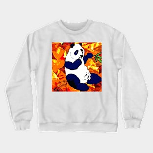 Autumn Panda Crewneck Sweatshirt